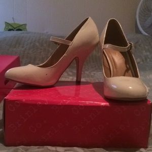 Ivory Patent Mary Janes